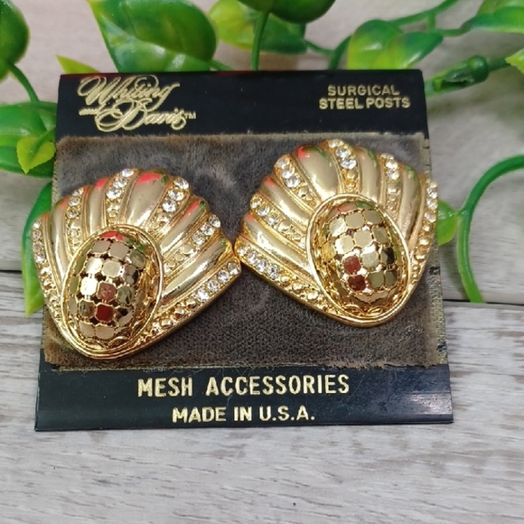 Whiting And Davis Vintage Earrings - Picture 1 of 10